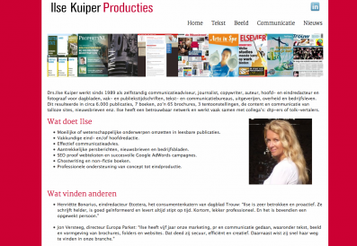 Nieuwe website en workshops Ilse Kuiper